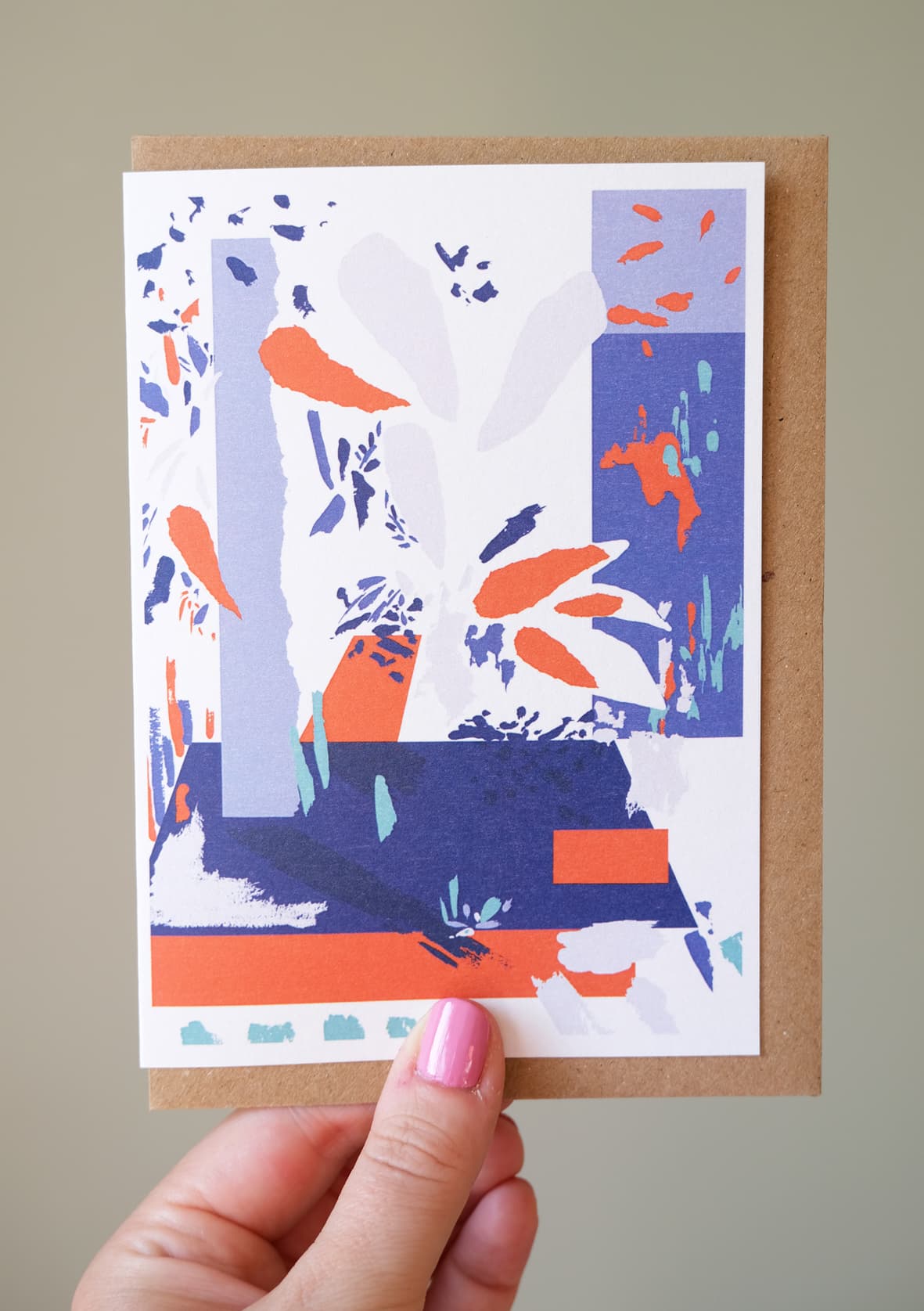 Jardin Majorelle abstract art print