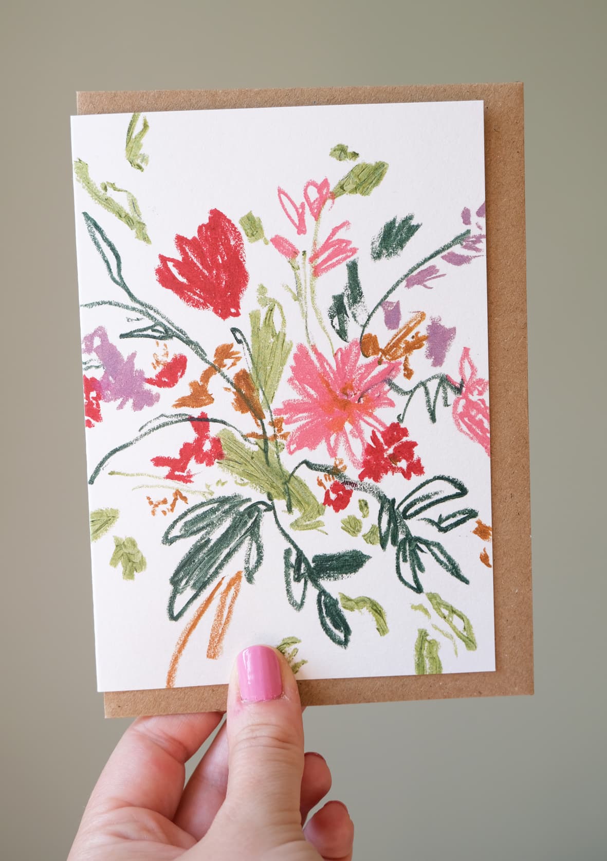 Spring Blooms abstract art print