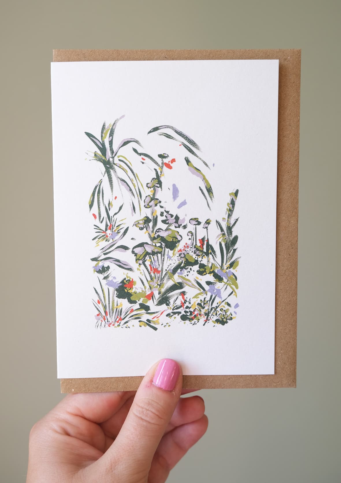 Wild abstract art print