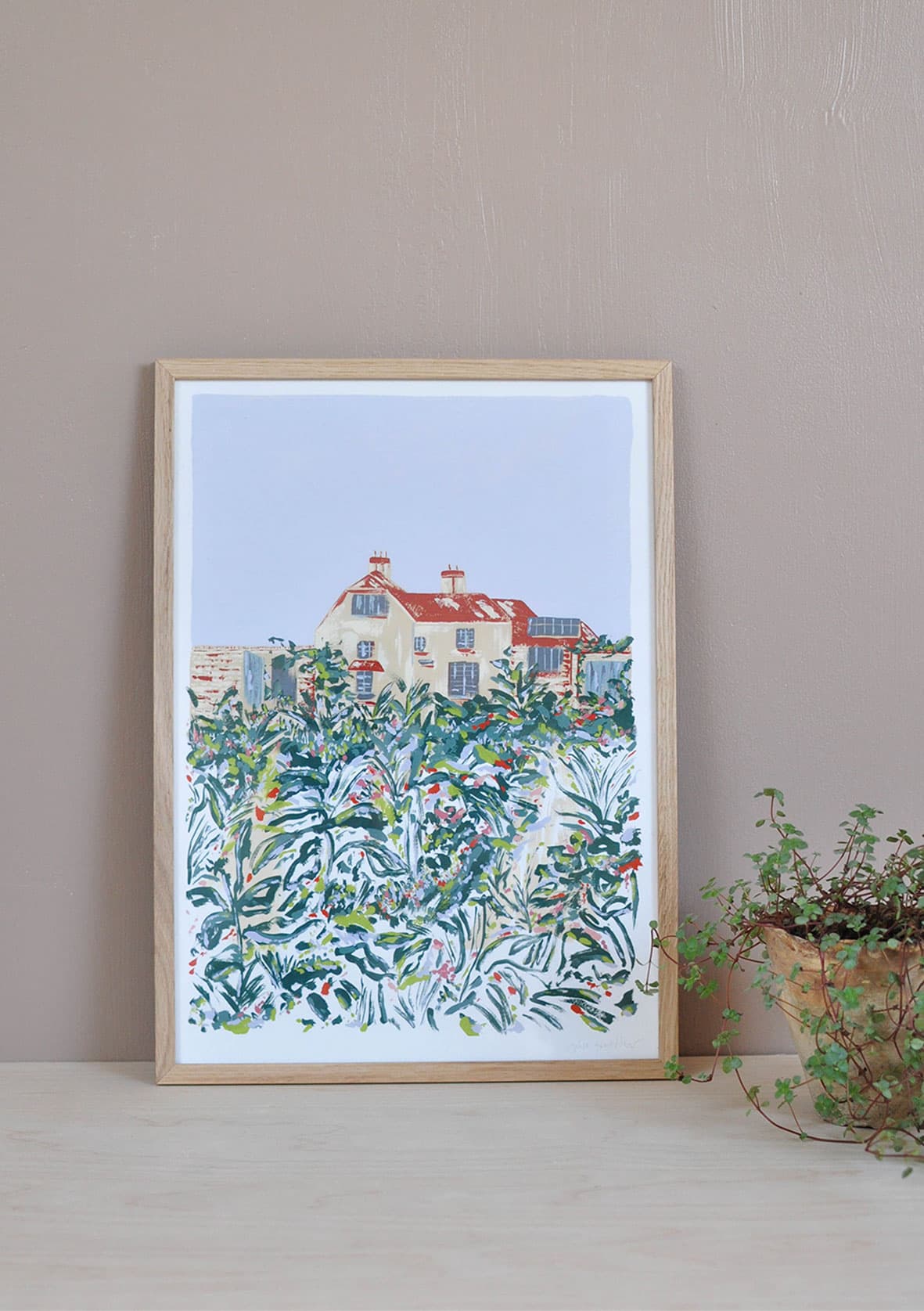 Charleston from the Garden abstract art print