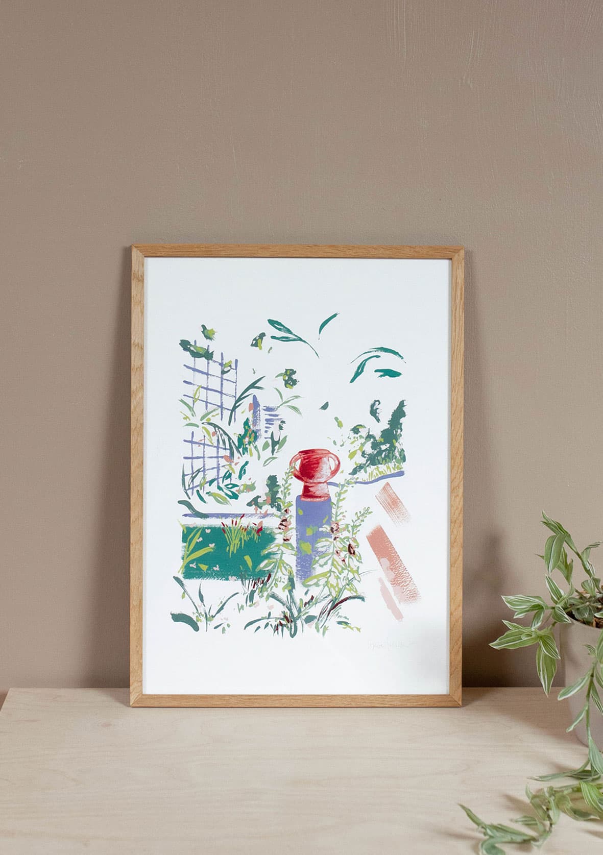 Summer Bloom abstract art print