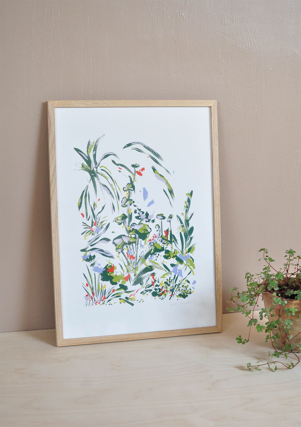 Wild abstract art print